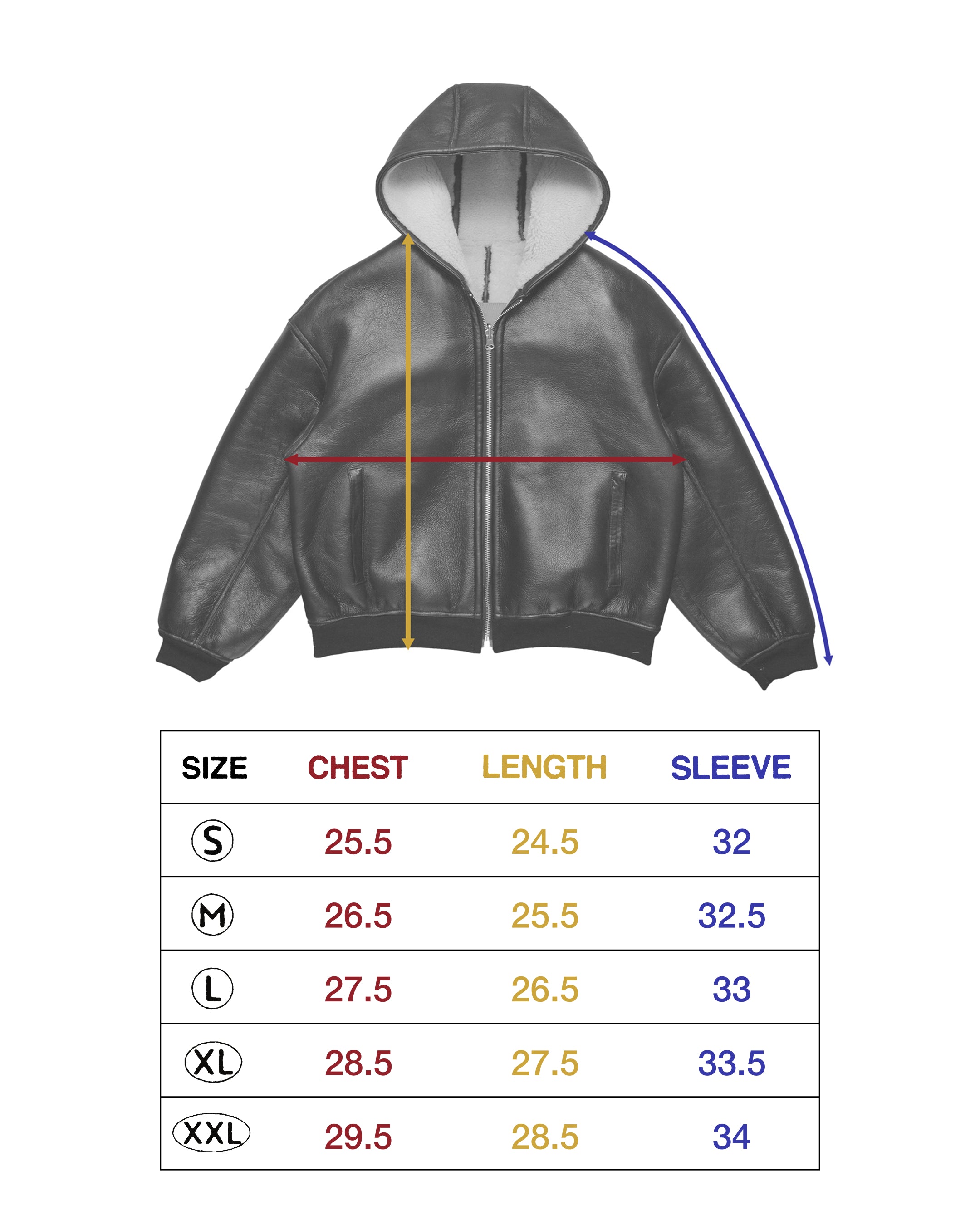 Reversible Shearling Jacket - Arran Studios