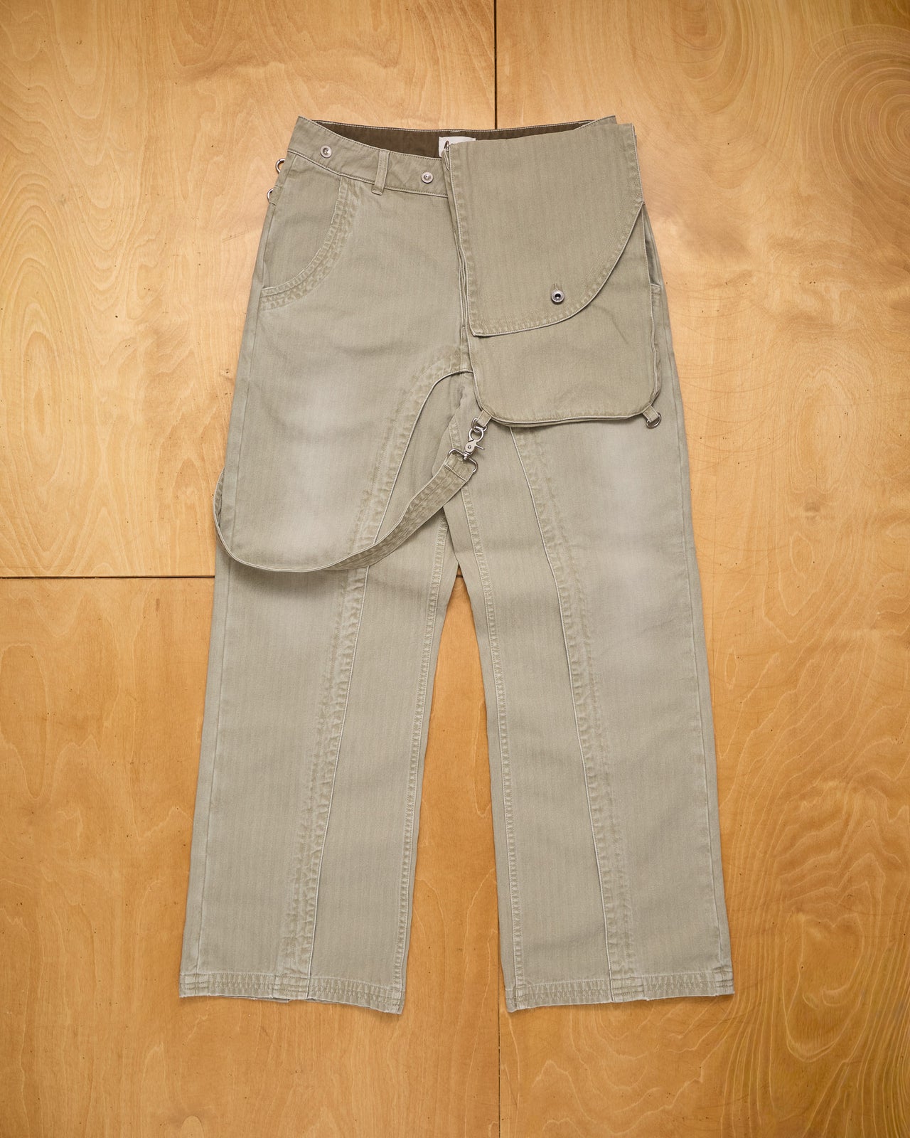 Herringbone Tote Pant